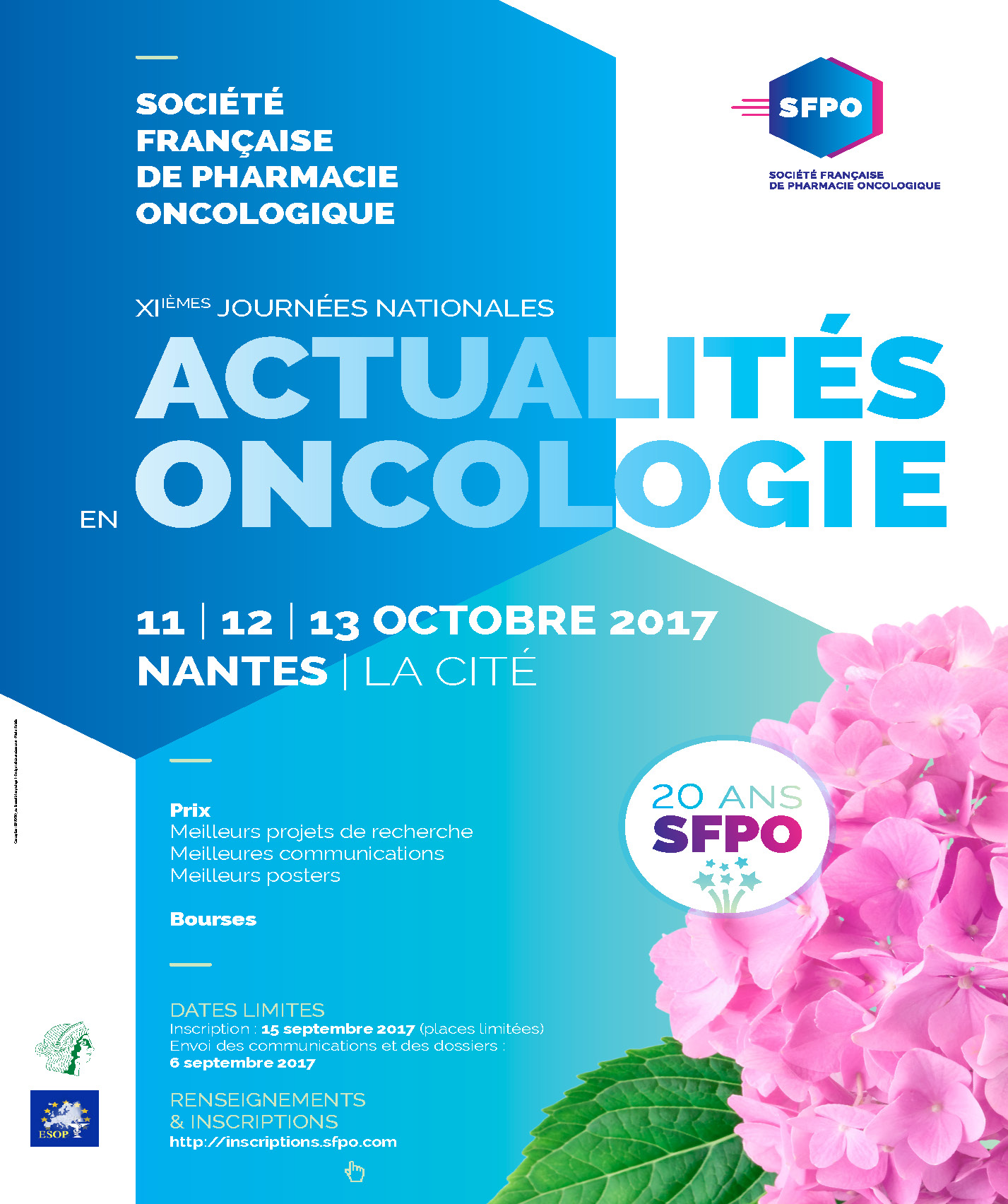 XIèmes Journées Nationales Actualités en Oncologie 2017